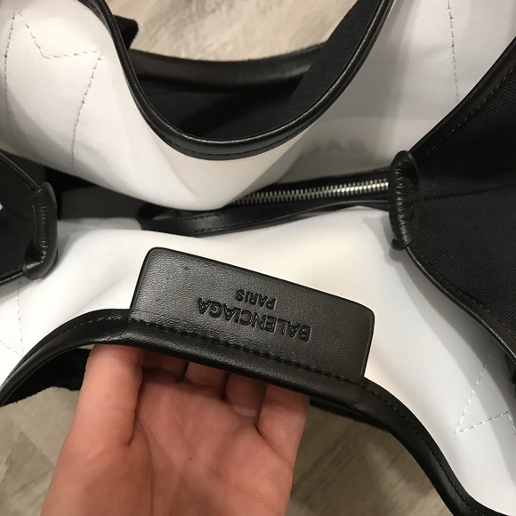 Black & white canvas bag - Picture 8 of 8